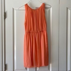 Alice & Olivia coral cocktail dress